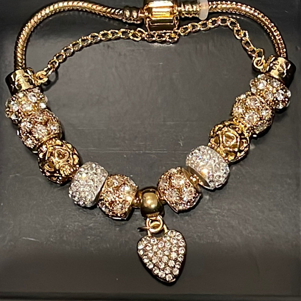 Heart & Charm Bracelet